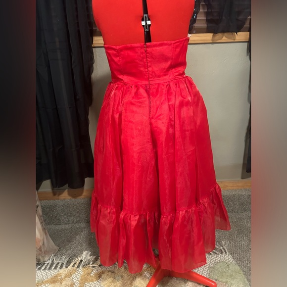 Red Corset Dress Selkie XXL *Rare* - Picture 10 of 16